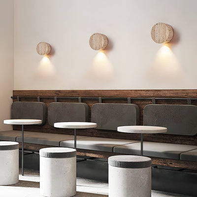 Tavoraya Travertine Wall Lamp