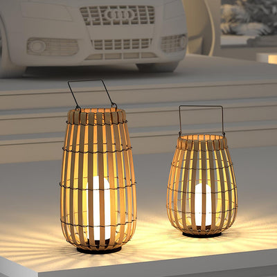 Veshael Tropic Braid Lantern Outdoor Lamp