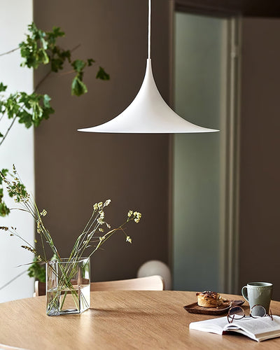 Pendant Lamp Slim Neck and Wide Flare Dining - Neutral Decor