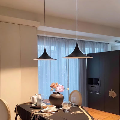 Pendant Lamp Slim Neck and Wide Flare Dining - Neutral Decor