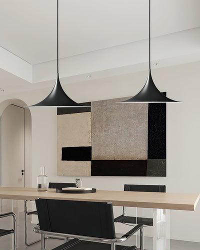 Pendant Lamp Slim Neck and Wide Flare Dining - Neutral Decor