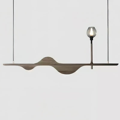 Cushais Wave Wood Pendant Light