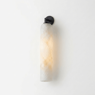 Tube Alabaster Wall Sconce