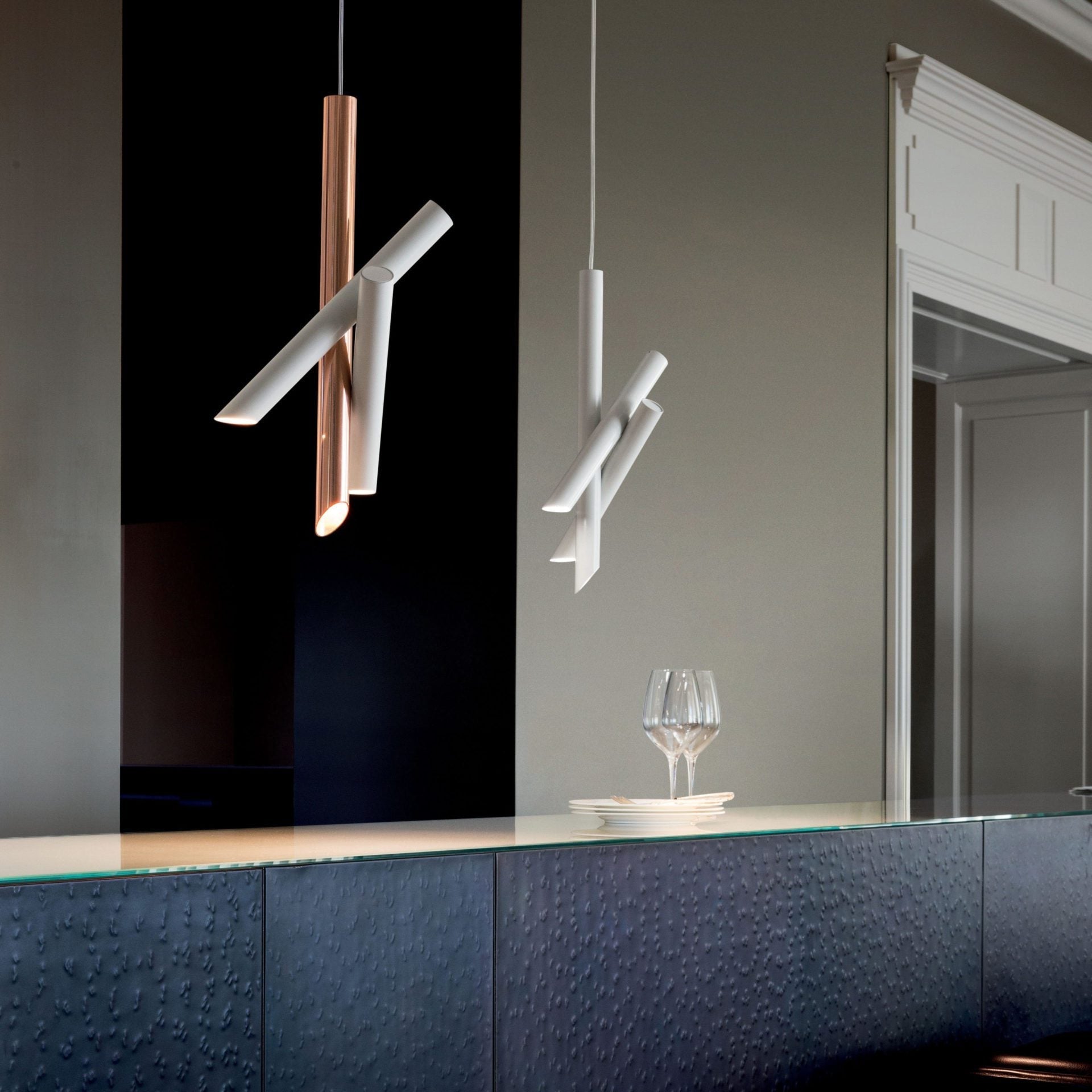 Erixon Pendant Lamp Tubes Aluminum Minimalist