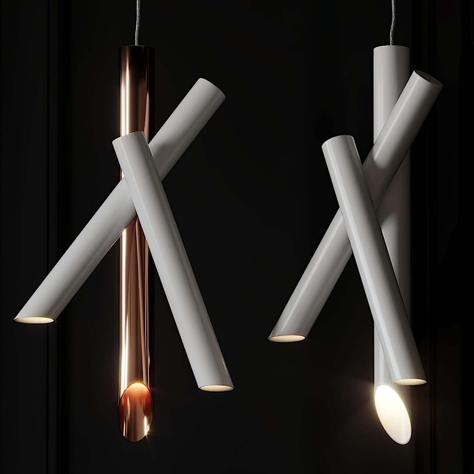 Erixon Pendant Lamp Tubes Aluminum Minimalist