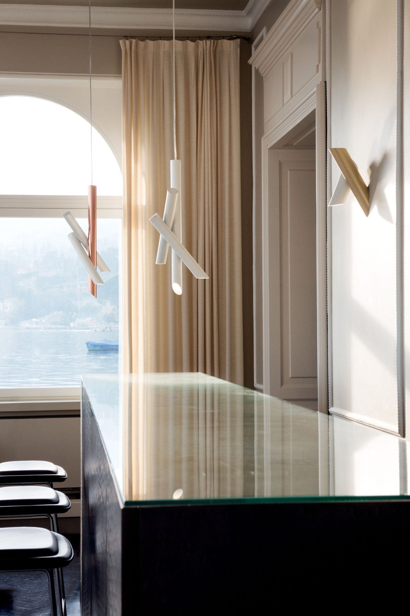 Perylis Modern Minimalist Tubes Wall Light