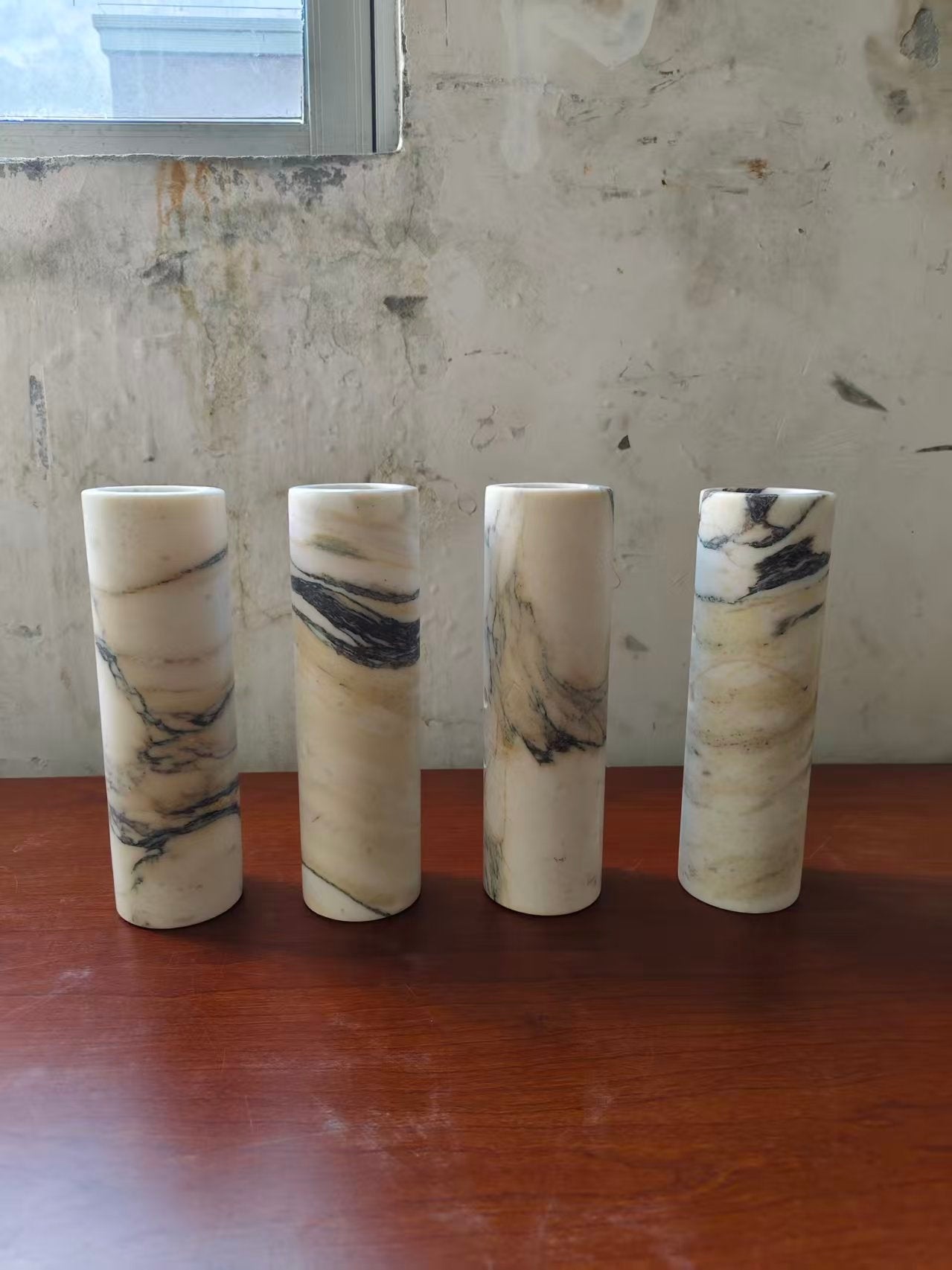 Oakfield Tubular Marble Indoor Wall Light