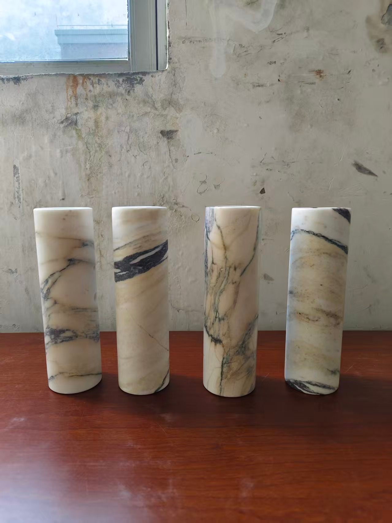 Oakfield Tubular Marble Indoor Wall Light