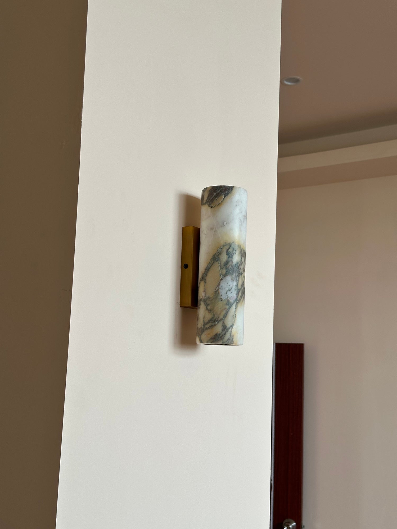 Oakfield Tubular Marble Indoor Wall Light