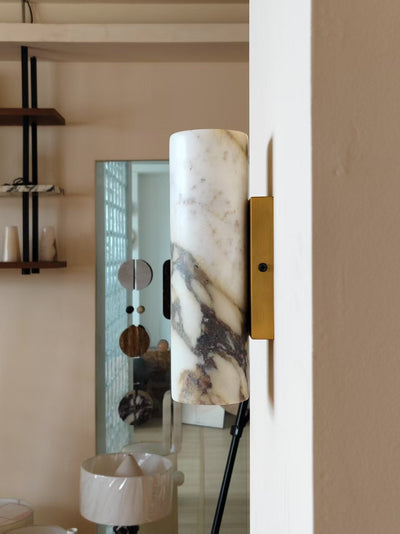 Oakfield Tubular Marble Indoor Wall Light