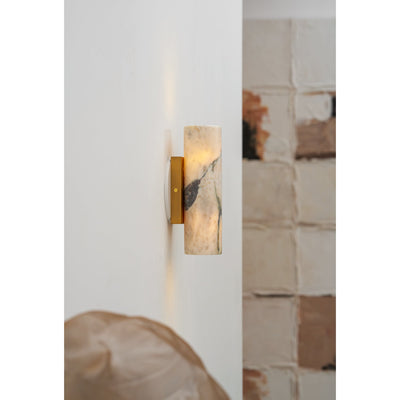 Oakfield Tubular Marble Indoor Wall Light