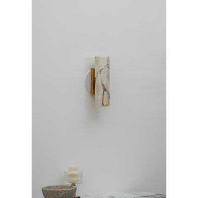 Oakfield Tubular Marble Indoor Wall Light