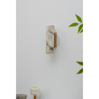 Oakfield Tubular Marble Indoor Wall Light