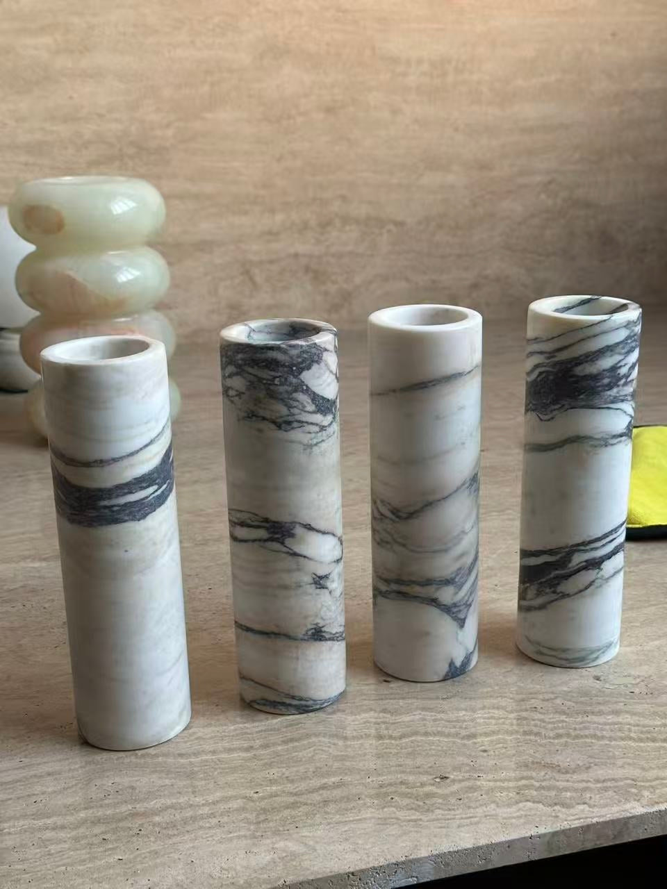 Oakfield Tubular Marble Indoor Wall Light