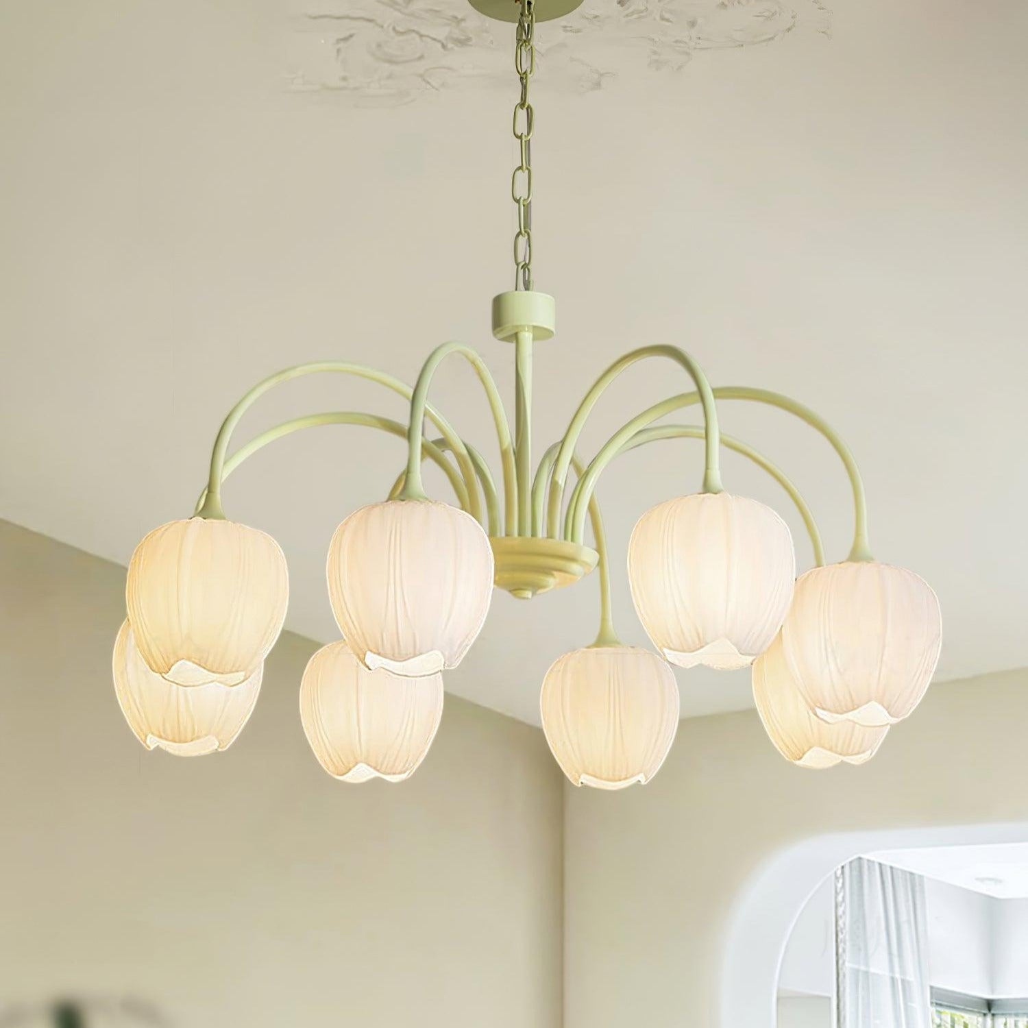 Aria Fresh Tulip Chandeliers