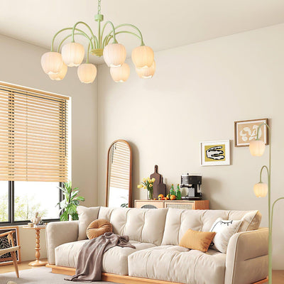 Aria Fresh Tulip Chandeliers