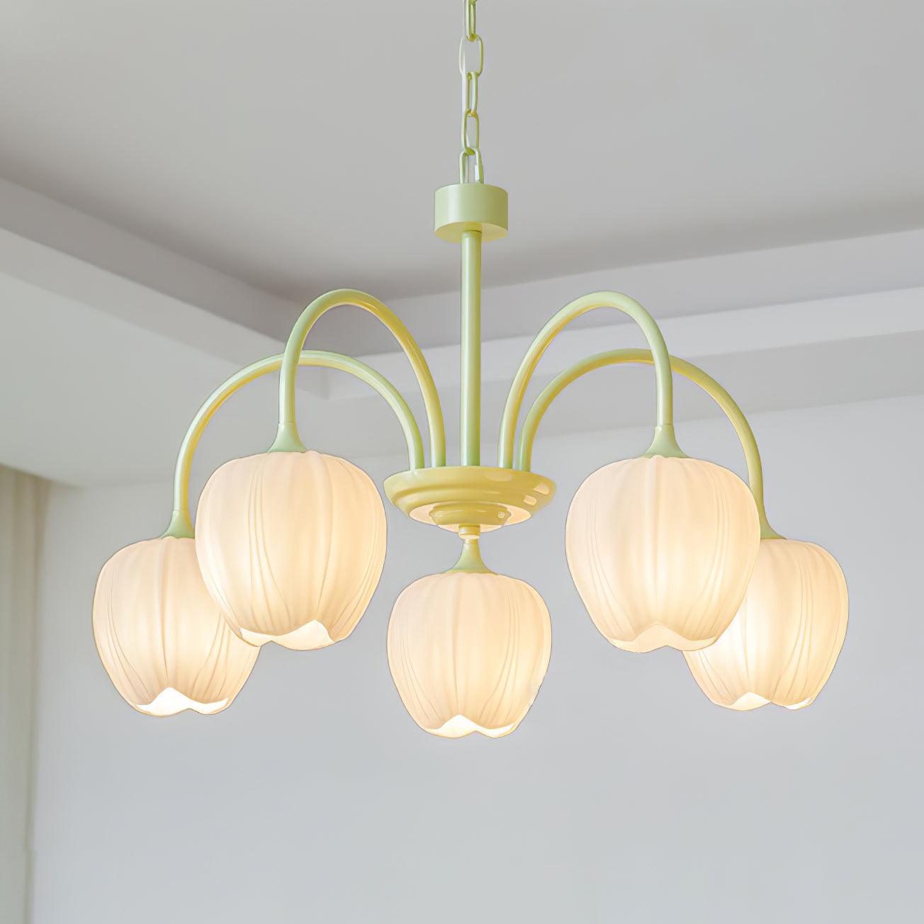 Aria Fresh Tulip Chandeliers