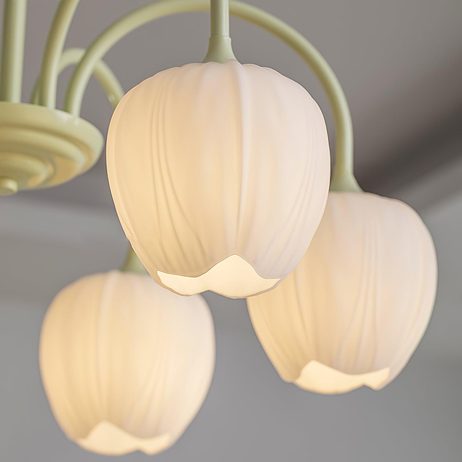 Aria Fresh Tulip Chandeliers