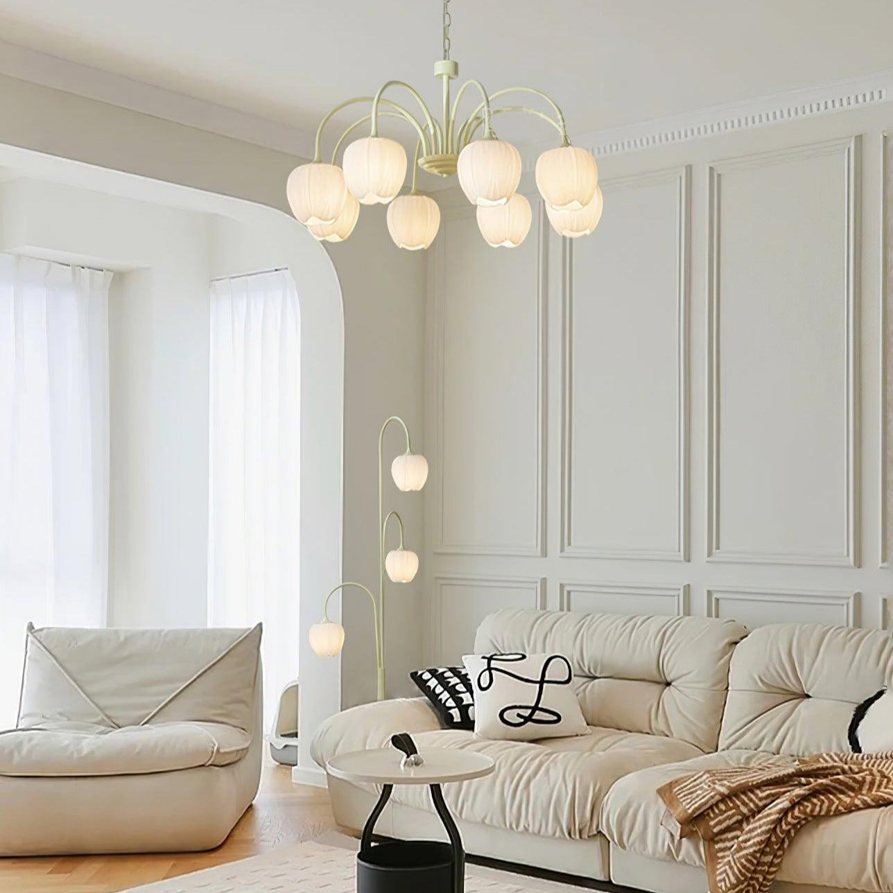 Aria Fresh Tulip Chandeliers