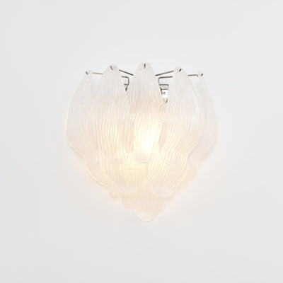 Lioriniella Wall Lamp Murano Glass Petal Frosted Cascading