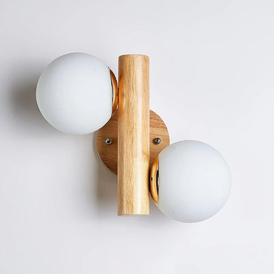 Muto Antique Cottage Wood Wall Light  Rotatable