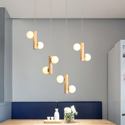 Solstica Wood Classic Pendant Lamp