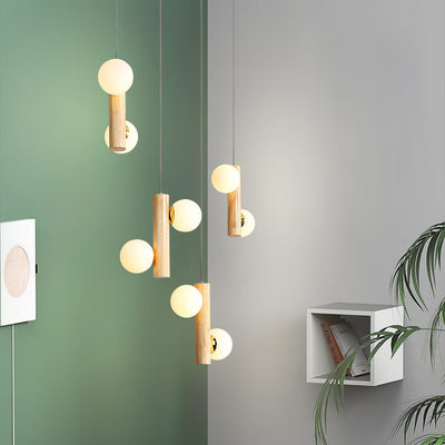 Solstica Wood Classic Pendant Lamp