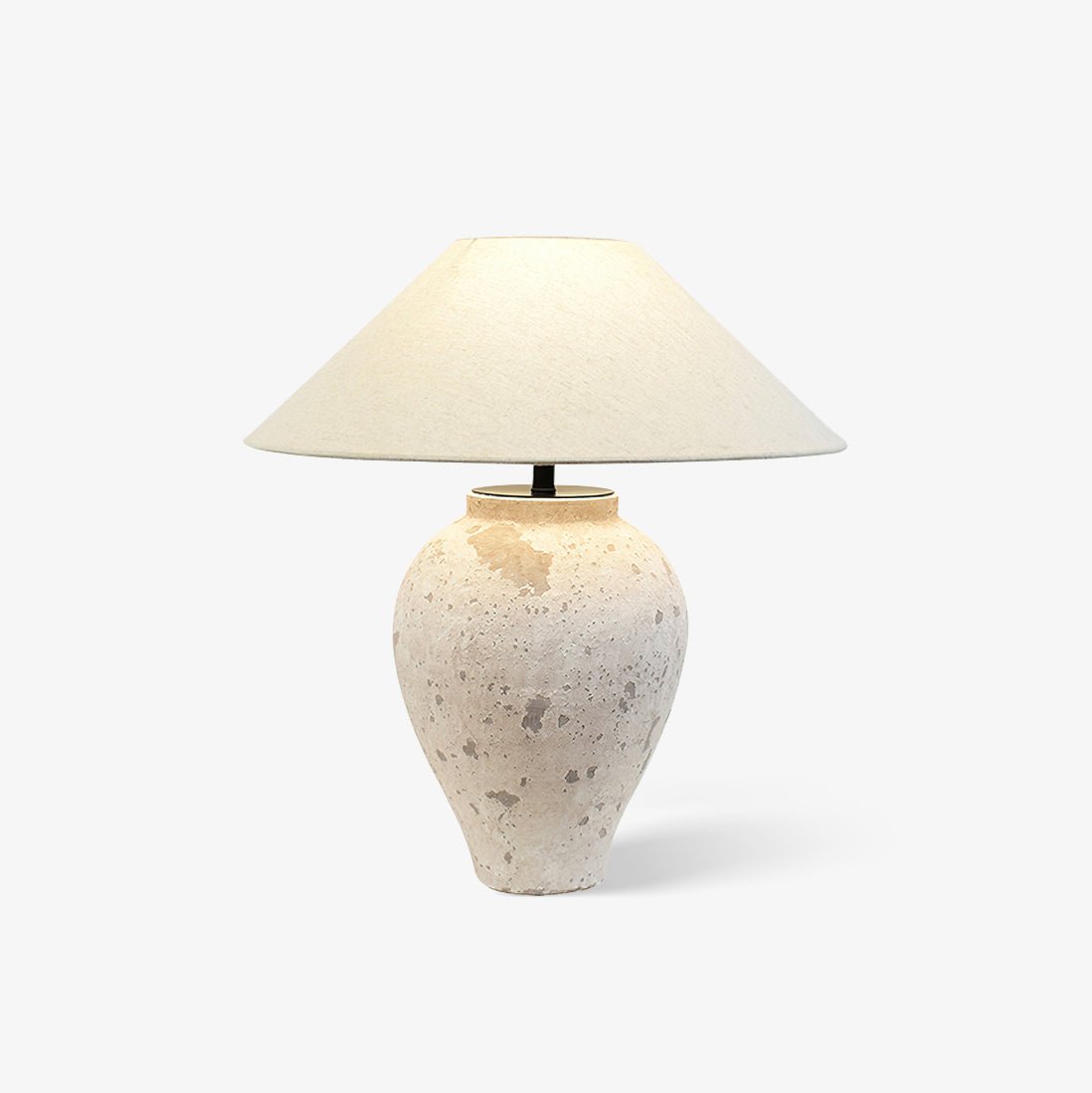 Solix Ceramics Fabric Table Lamp
