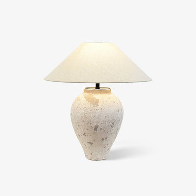 Solix Ceramics Fabric Table Lamp