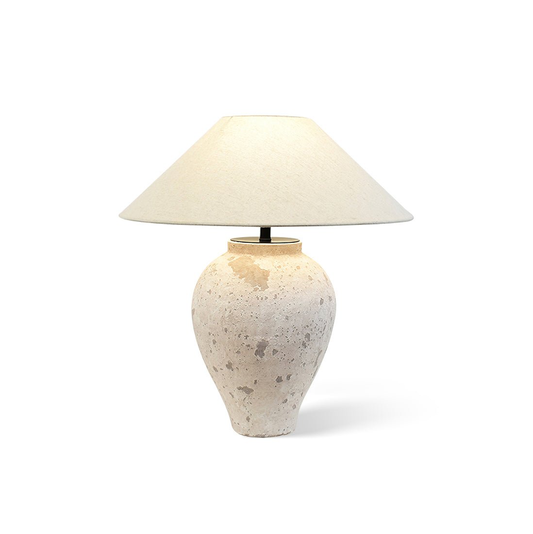 Solix Ceramics Fabric Table Lamp