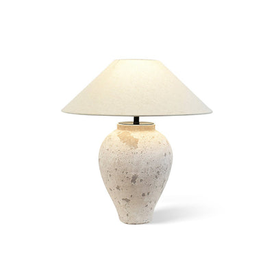 Solix Ceramics Fabric Table Lamp