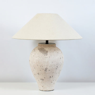 Solix Ceramics Fabric Table Lamp
