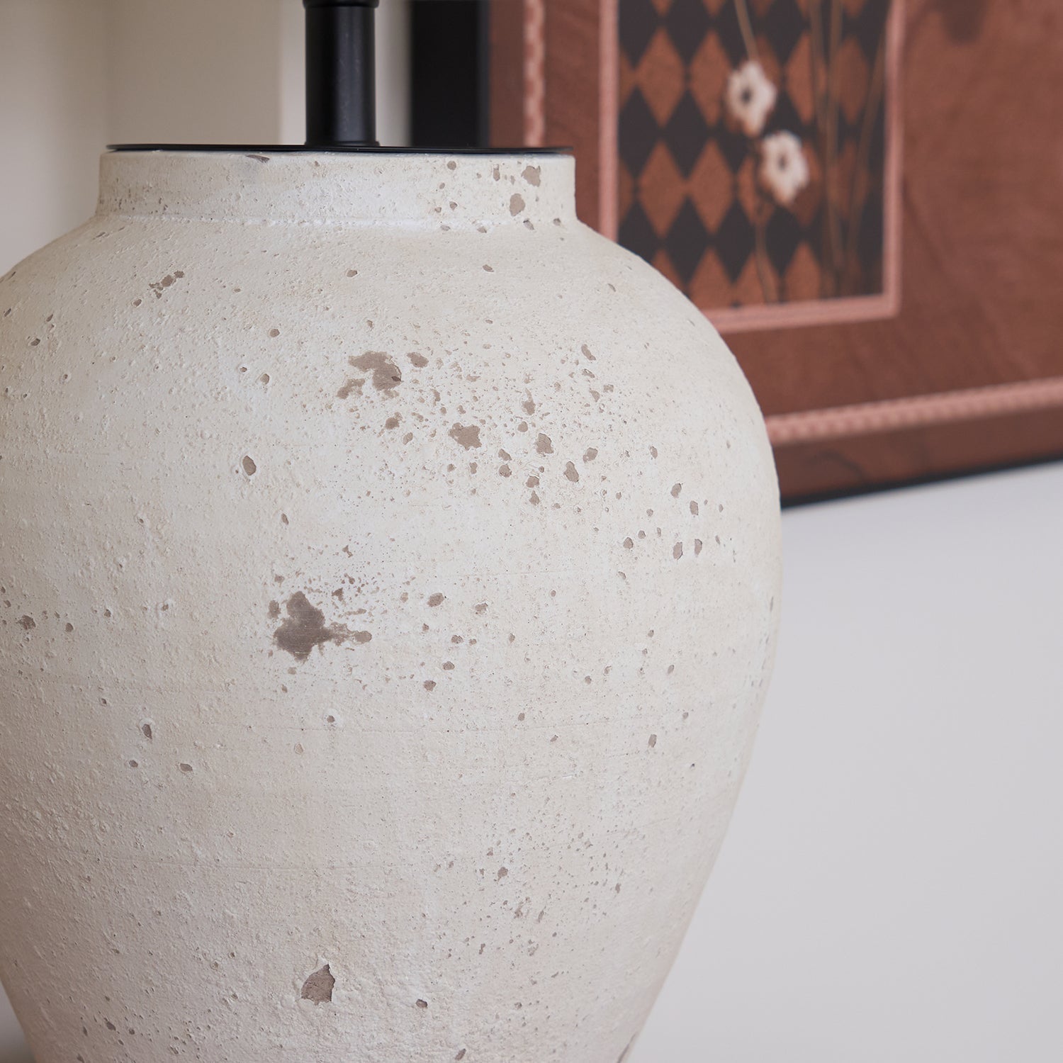 Solix Ceramics Fabric Table Lamp