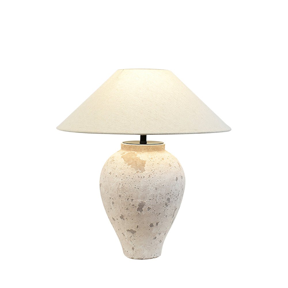 Solix Ceramics Fabric Table Lamp