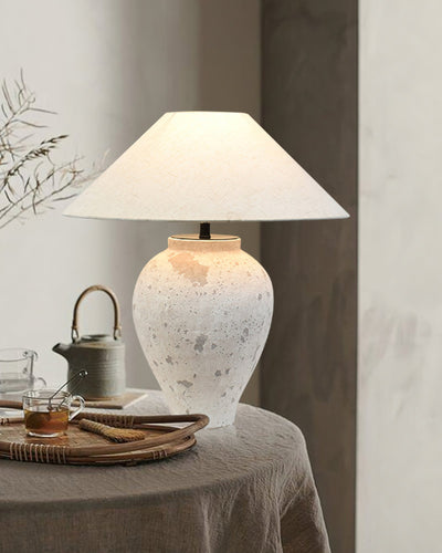 Solix Ceramics Fabric Table Lamp