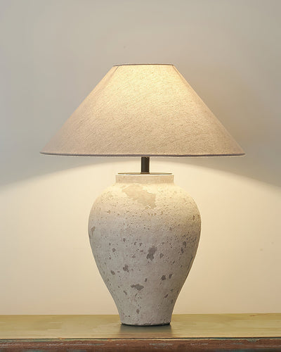 Solix Ceramics Fabric Table Lamp