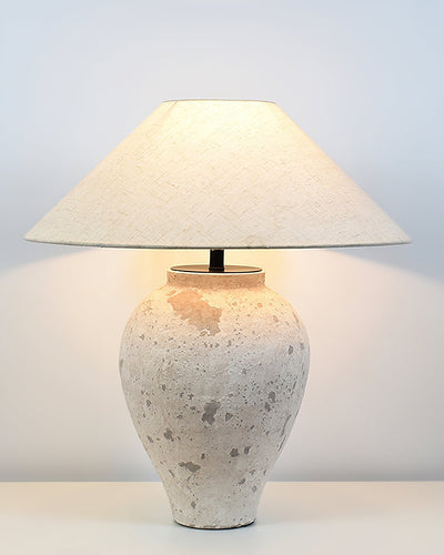 Solix Ceramics Fabric Table Lamp