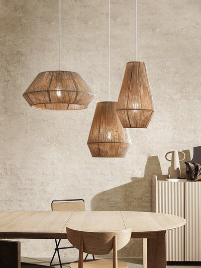 Navenwick Faceted Rope Pendant Lamp