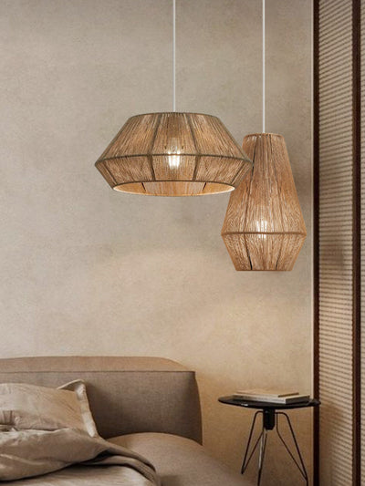 Navenwick Faceted Rope Pendant Lamp