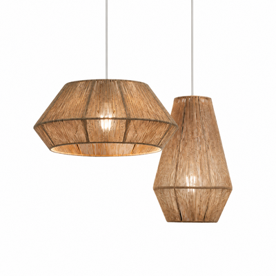 Navenwick Faceted Rope Pendant Lamp