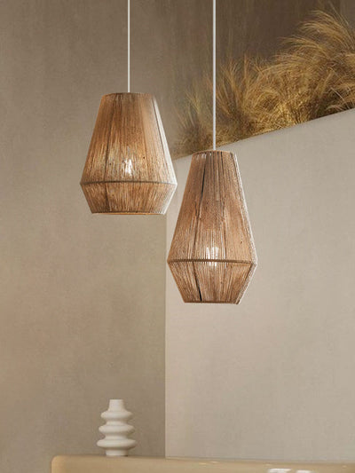 Navenwick Faceted Rope Pendant Lamp