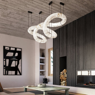 Albuelle Alabaster Chandelier