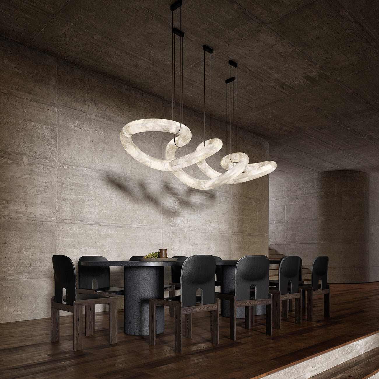 Albuelle Alabaster Chandelier