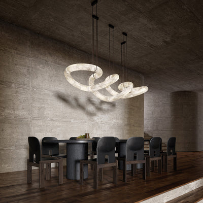 Albuelle Alabaster Chandelier