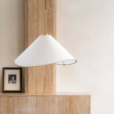 Aursoreth Nordic Twisted Shade Fabric Pendant Lamp