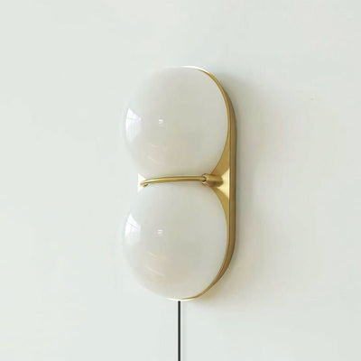 Orinborne Globe Glass Plug In Indoor Wall Light