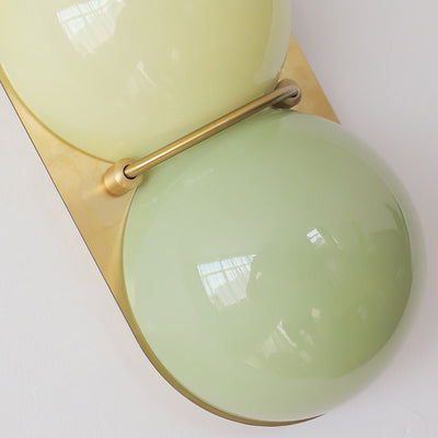 Orinborne Globe Glass Plug In Indoor Wall Light