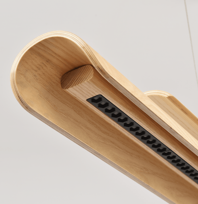 Lignelle Wood Linear Pendant Light