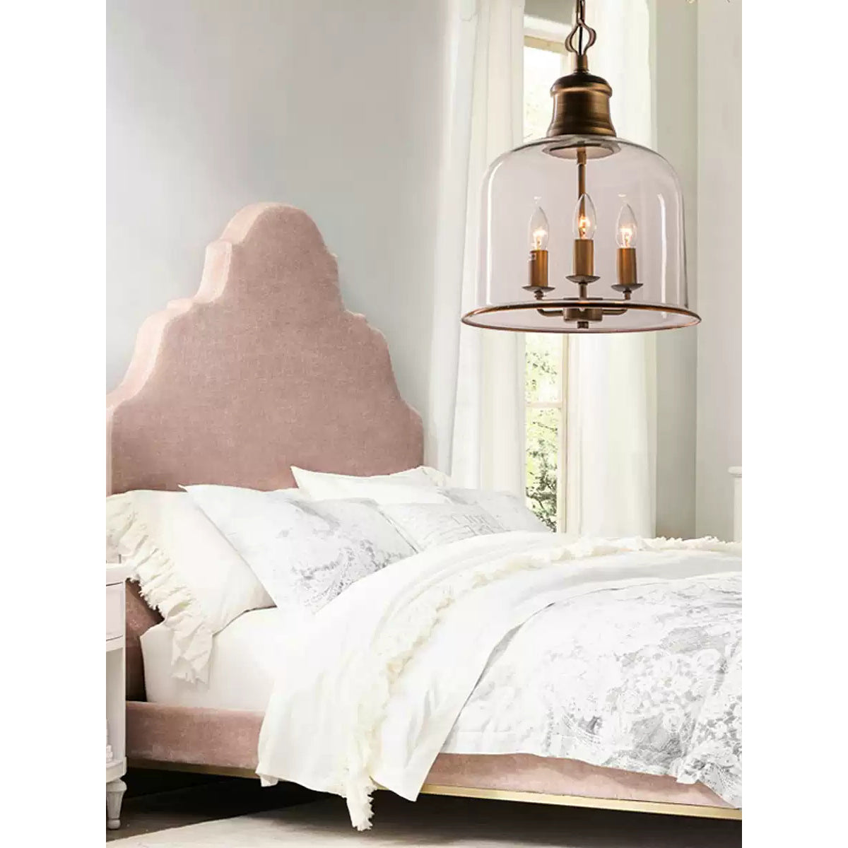 Lindenshire Glass Linear Pendant Light