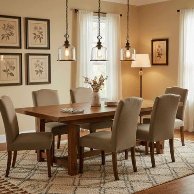 Lindenshire Glass Linear Pendant Light